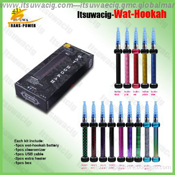 Itsuwa new design e-hookah WAT-Hookah e-cigarette with water sound